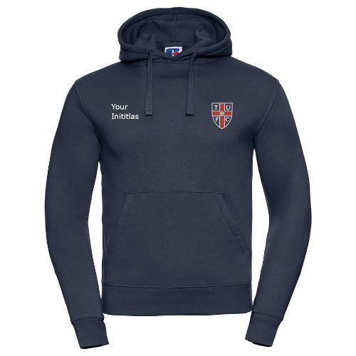 Thorpe United Russell Europe Authentic Hooded Sweatshirt French Navy